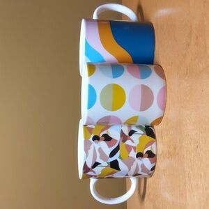 Set of 3 society 6 mugs